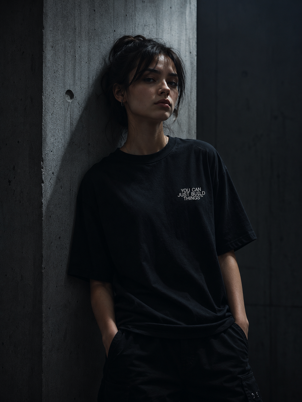 YCJBT™ DROP SHOULDER T-SHIRT - front female