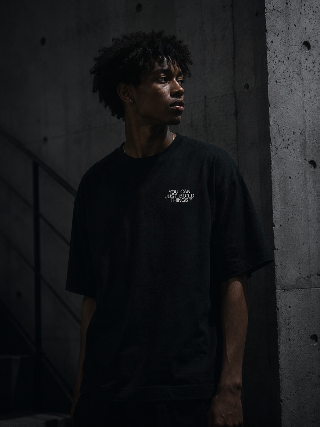 YCJBT™ DROP SHOULDER T-SHIRT - front male
