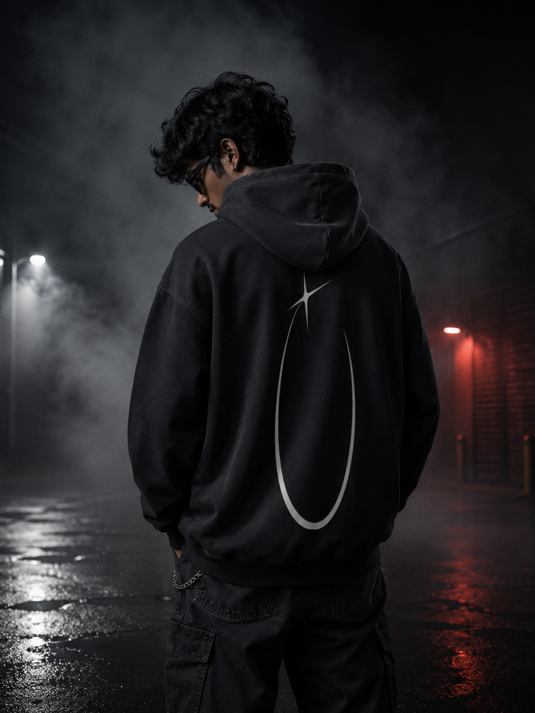 YCJBT™ HOODIE (BLACK) - back male